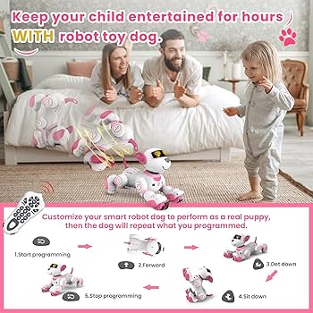 Amazon.com: FUUY Robot Dog for Kids Age 7-8 Robot Toys